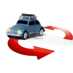 Carson presenta il modellino radiocomandato VW Beetle Wintersport in scala 1:87 con tecnologia 2,4 GHz, pronto all'uso.