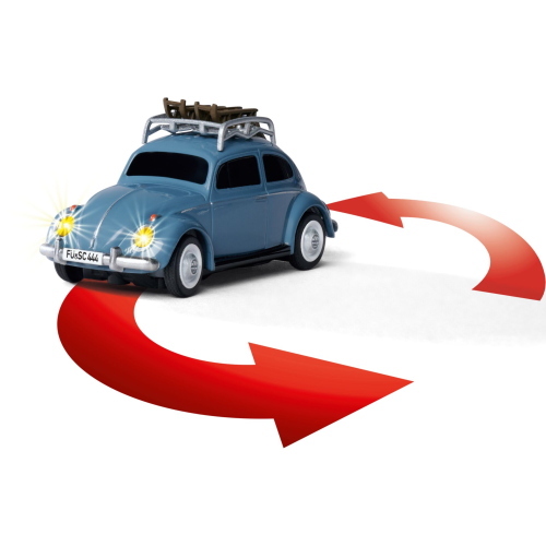 Carson presenta il modellino radiocomandato VW Beetle Wintersport in scala 1:87 con tecnologia 2,4 GHz, pronto all'uso.