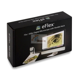 Carson eFlex Digital Mikroskop è un microscopio digitale per osservazioni ingrandite e dettagliate.