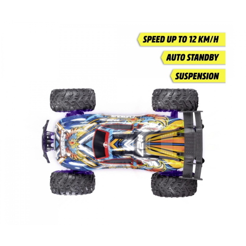 Dickie Furious Phoenix è un veicolo radiocomandato RTR pronto all'uso con sistema a 2,4 GHz per una guida senza interferenze.