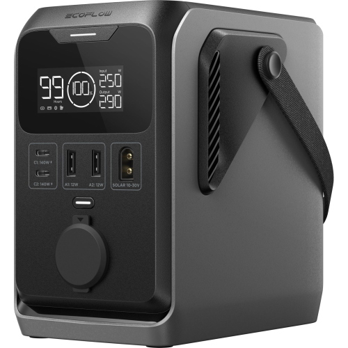 EcoFlow TRAIL 300 DC Portable Powerstation è una stazione di alimentazione portatile a corrente continua, ideale per ricaricare dispositivi in viaggio.