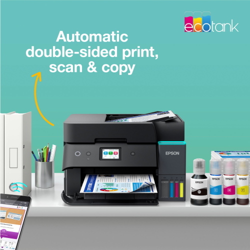 Epson EcoTank ET-4950, stampante a serbatoi ricaricabili per una stampa economica.