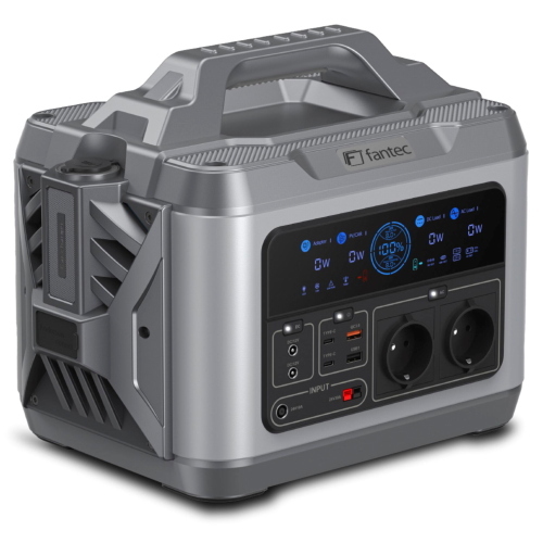 FANTEC PGS-1200 Powerstation e Solargenerator portatile per dispositivi elettronici in mobilità.