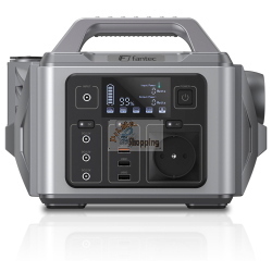 FANTEC PGS-300 Powerstation e Solargenerator, una stazione di energia portatile ideale per ricaricare dispositivi in viaggio o in emergenza.