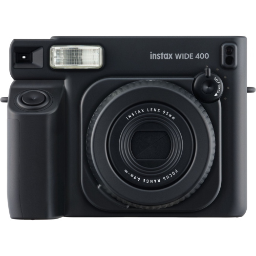 Fujifilm Instax Wide 400 nera, fotocamera istantanea per pellicole Wide, regala grandi stampe istantanee.