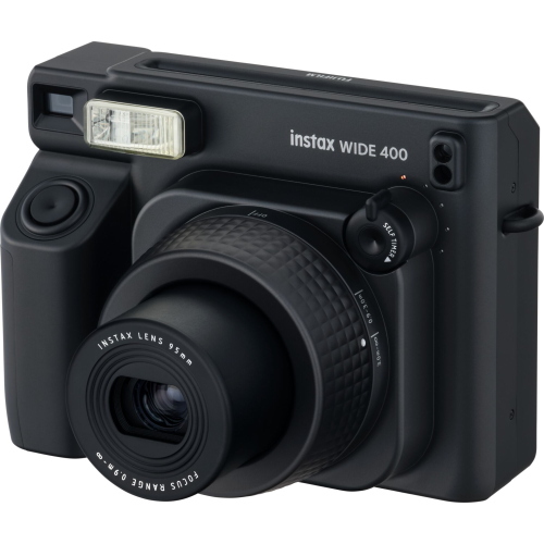 Fujifilm Instax Wide 400 nera, fotocamera istantanea per pellicole Wide, regala grandi stampe istantanee.