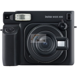 Fujifilm Instax Wide 400 nera, fotocamera istantanea per pellicole Wide, regala grandi stampe istantanee.