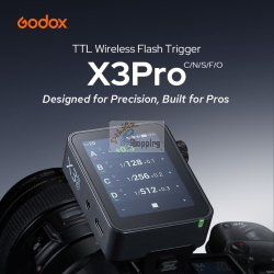 Godox X3pro C trasmettitore wireless per flash Godox compatibile con fotocamere Canon.