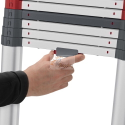 Hailo Master T100 11 Stufen scala multiuso a 11 gradini, gradini antiscivolo e bloccaggio automatico per sicurezza.