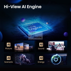 Hisense 65U7Q, TV 4K Ultra HD della gamma U7Q, offre un ampio schermo da 65 pollici per un’esperienza visiva immersiva.