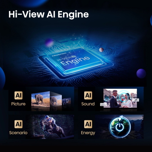 Hisense 65U7Q, TV 4K Ultra HD della gamma U7Q, offre un ampio schermo da 65 pollici per un’esperienza visiva immersiva.