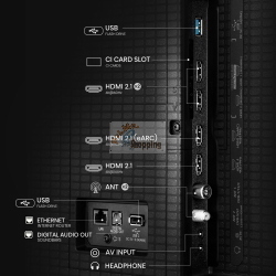 Hisense 65U7Q, TV 4K Ultra HD della gamma U7Q, offre un ampio schermo da 65 pollici per un’esperienza visiva immersiva.