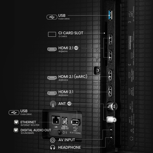 Hisense 65U7Q, TV 4K Ultra HD della gamma U7Q, offre un ampio schermo da 65 pollici per un’esperienza visiva immersiva.