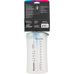 Hydrapak Flux borraccia pieghevole da 1,5 litri bianca, perfetta per idratazione outdoor e trasporto compatto.