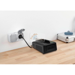 Kärcher Battery Power 36V Schnellladegerät, caricabatterie rapido per batterie al litio 36V con monitoraggio intelligente di temperatura e stato.