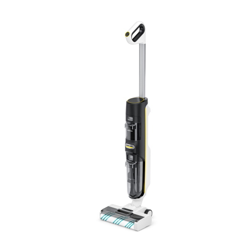 Kärcher FCV 4 Dry Pet&Home è un aspirapolvere a secco senza fili per superfici dure e tappeti, ideale per rimuovere peli di animali domestici.