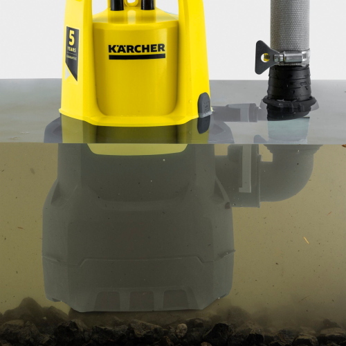 Kärcher SP 9.500 Dirt è una pompa sommersa Kärcher per acqua sporca, ideale per drenaggio e svuotamento di cantine e piscine.