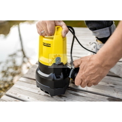 Kärcher SP 9.500 Dirt è una pompa sommersa Kärcher per acqua sporca, ideale per drenaggio e svuotamento di cantine e piscine.