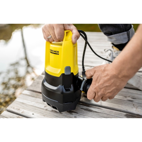 Kärcher SP 9.500 Dirt è una pompa sommersa Kärcher per acqua sporca, ideale per drenaggio e svuotamento di cantine e piscine.