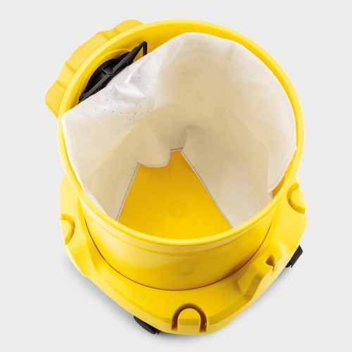 Kärcher WD 2 Plus V-12 / 4 / 18, aspirapolvere multiuso originale per la pulizia a secco e umido con potente aspirazione.