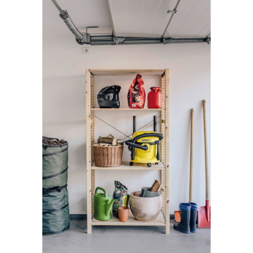 Kärcher WD 2 Plus V-12 / 4 / 18, aspirapolvere multiuso originale per la pulizia a secco e umido con potente aspirazione.