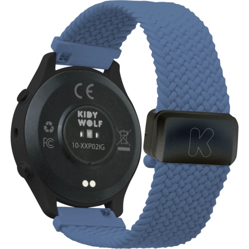 Kidywolf Smart-Watch blau, orologio intelligente per bambini con design moderno e colore blu, ideale per un primo smartwatch.