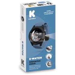 Kidywolf Smart-Watch blau, orologio intelligente per bambini con design moderno e colore blu, ideale per un primo smartwatch.