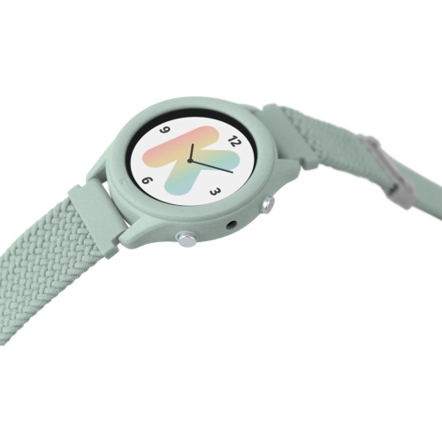 Kidywolf Smart-Watch grün è uno smartwatch per bambini dal design robusto e colore verde.
