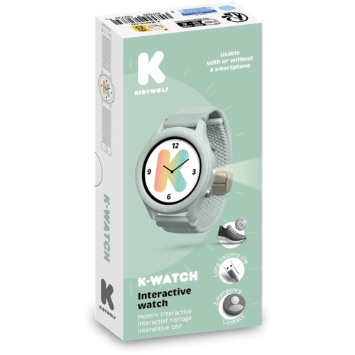Kidywolf Smart-Watch grün è uno smartwatch per bambini dal design robusto e colore verde.