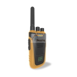 Kidywolf Walkie-Talkies con torcia integrata, ricetrasmettitori portatili bicolore verde e arancione per avventure.