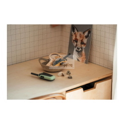 Kidywolf Walkie-Talkies con torcia integrata, ricetrasmettitori portatili bicolore verde e arancione per avventure.