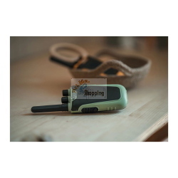 Kidywolf Walkie-Talkies con torcia integrata, ricetrasmettitori portatili bicolore verde e arancione per avventure.