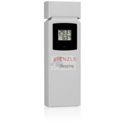 KIENZLE Funk DCF Wetterstation mit Wand-Projektion, stazione meteorologica radio controllata con proiezione a parete per ora e meteo.