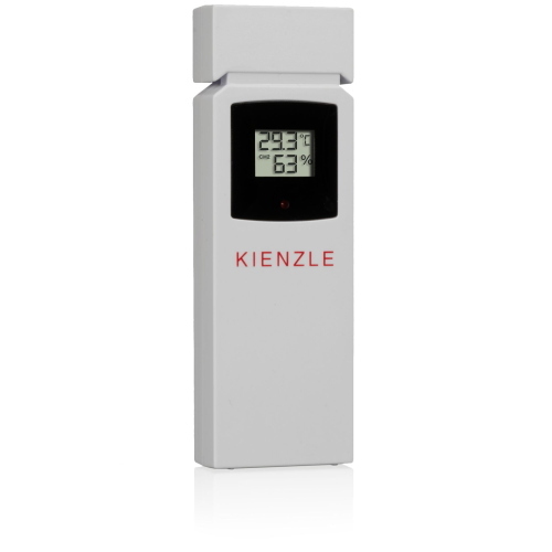 KIENZLE Funk DCF Wetterstation mit Wand-Projektion, stazione meteorologica radio controllata con proiezione a parete per ora e meteo.