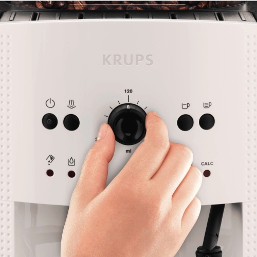 Krups EA 8105 è una macchina da caffè automatica del marchio Krups, ideale per un espresso corposo e pratico.