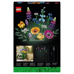 LEGO Icons 10313 Wildblumenstrauß, un set LEGO per adulti con bouquet di fiori di campo da esporre.
