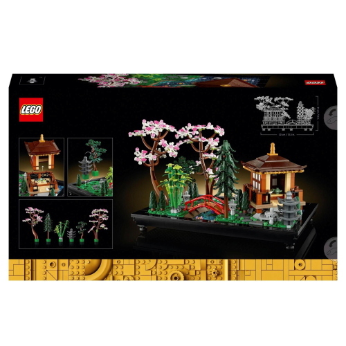 LEGO Icons 10315 Garten der Stille è un set da costruzione per adulti della linea LEGO Icons, ispirato a un giardino zen per un’esperienza di relax.