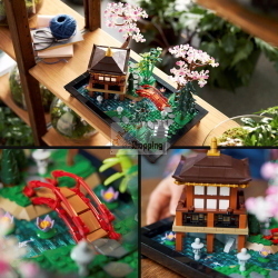 LEGO Icons 10315 Garten der Stille è un set da costruzione per adulti della linea LEGO Icons, ispirato a un giardino zen per un’esperienza di relax.