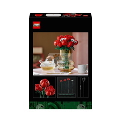 LEGO Icons 10328 Rosenstrauß è un set da costruzione per adulti con un bouquet di rose in mattoncini.