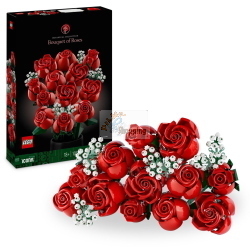 LEGO Icons 10328 Rosenstrauß è un set da costruzione per adulti con un bouquet di rose in mattoncini.