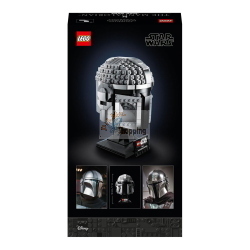 LEGO Star Wars 75328 Mandalorianer Helm è un set per costruire l'elmo Mandaloriano, ideale per i fan di Star Wars.