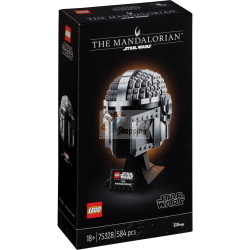 LEGO Star Wars 75328 Mandalorianer Helm è un set per costruire l'elmo Mandaloriano, ideale per i fan di Star Wars.