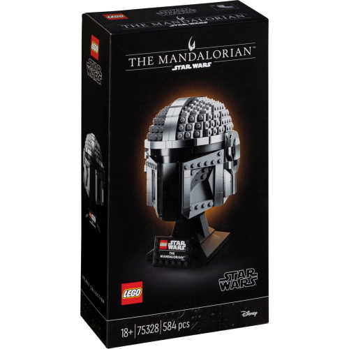 LEGO Star Wars 75328 Mandalorianer Helm è un set per costruire l'elmo Mandaloriano, ideale per i fan di Star Wars.