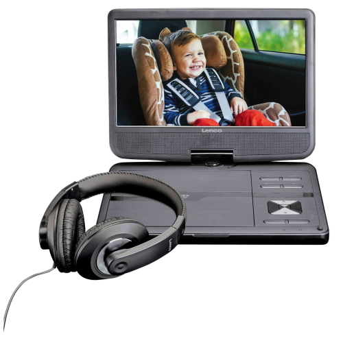 Il Lenco DVP-1010BK nero è un dispositivo elettronico del marchio Lenco di colore nero.