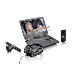 Il Lenco DVP-1010BK nero è un dispositivo elettronico del marchio Lenco di colore nero.