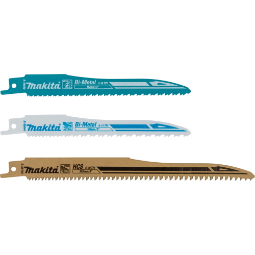 Makita DJR189ZJ sega reciproca a batteria, ideale per tagli su legno e metallo.
