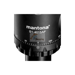 Mantona Fortress 40 Kugelkopf S1-4015AF, testa a sfera per treppiede con bloccaggio sicuro e movimento fluido per fotografia professionale.