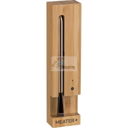 MEATER PLUS BBQ Thermometer è un termometro da barbecue wireless con portata fino a 50 metri per monitorare la cottura a distanza con precisione.