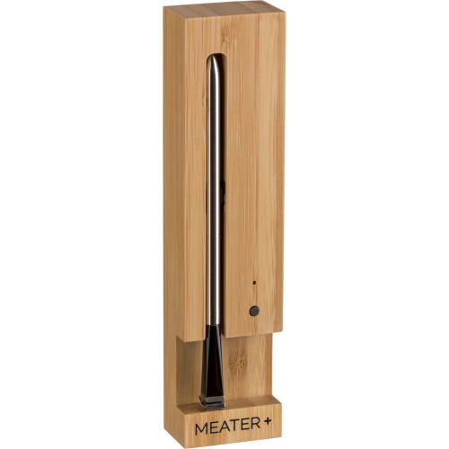 MEATER PLUS BBQ Thermometer è un termometro da barbecue wireless con portata fino a 50 metri per monitorare la cottura a distanza con precisione.
