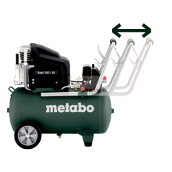 Metabo Basic 300-50 Kompressor è un compressore d'aria per applicazioni base, ideale per lavori leggeri.
